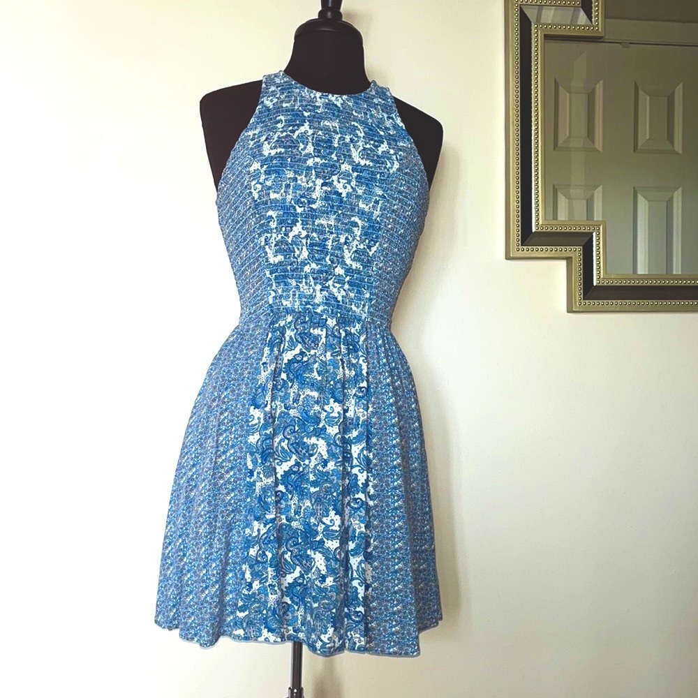 Japna Shirred Floral Dress